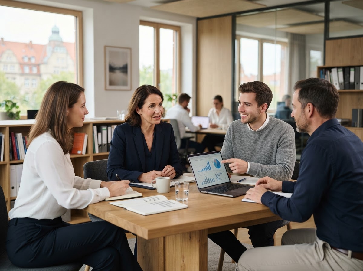 Franquiana advisors discussing a household financial plan